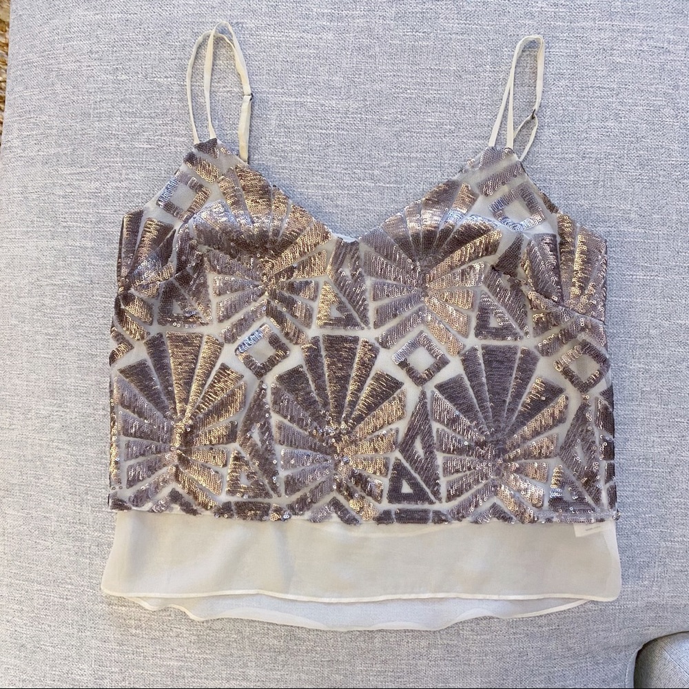 BeBe Sequined Embellished Camisole